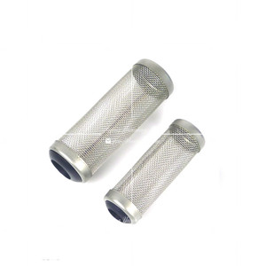Filtre d'aquarium 5 pièces pour poissons/crevettes, filet à mailles en acier inoxydable, tube filtrant pour protection contre les chutes - Product Image 5