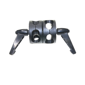 Dual Swiveling Grip <strong>Head</strong> Angle Tilt Mount Pivot Clamp Connector for <strong>Boom</strong> / Reflector Arm - Product Image 1