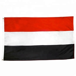 Toptan tüm ülke ulusal bayraklar Premium kalite Yemen bayrağı Polyester ipek özel Logo bayrak afiş eğitim seyahat ajansı - Product Image 1