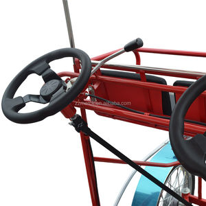 4 Roues Pédale Location Tandem Beach Cruiser Quadricycle 4 Seat Bike - Product Image 3