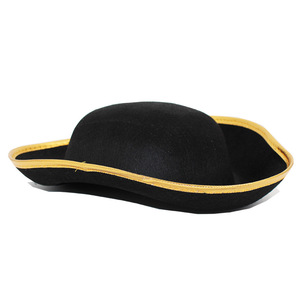 Cuir tricorne chapeau capitaine morgan pirate chapeau capitaine morgan chapeau - Product Image 6