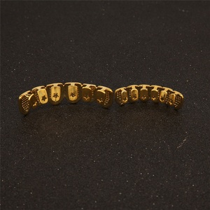 HipHop Grilles Fête D'halloween Canine <span class=keywords><strong>Vampire</strong></span> Fang Pleine CZ Diamant Glacé Or Glacé <span class=keywords><strong>Dent</strong></span> Grilles Bijoux <span class=keywords><strong>De</strong></span> Corps - Product Image 5