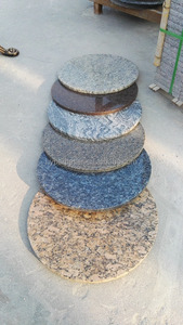 Giallo <span class=keywords><strong>fiorito</strong></span>-mesa de centro de granito, 2 personas, redonda - Product Image 5