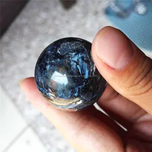 natural rock shiny pietersite crystal ball