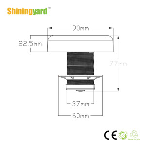 Roof Mounted Solar <strong>Light</strong> Solar <strong>Motion</strong> Sensor <strong>Light</strong> for Portable Toilet Toolhouse - Product Image 3