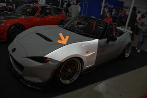 Para Mazda MX5 Miata ND GV Style guardabarros con ventilación delantera + 3mm - Product Image 2