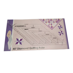 Regla <span class=keywords><strong>de</strong></span> retazos para acolchar, <span class=keywords><strong>reglas</strong></span> acrílicas transparentes <span class=keywords><strong>de</strong></span> alto grado, <span class=keywords><strong>reglas</strong></span> <span class=keywords><strong>de</strong></span> <span class=keywords><strong>corte</strong></span> <span class=keywords><strong>de</strong></span> tela, herramientas <span class=keywords><strong>de</strong></span> costura DIY - Product Image 5