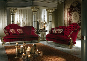 Chaise longue à chaste, couleurs assorties or et noir, en élégant - Product Image 4