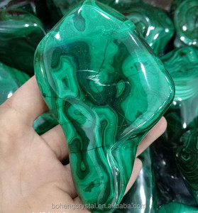 Pietre Grezze di <span class=keywords><strong>Malachite</strong></span> <span class=keywords><strong>Verde</strong></span> Naturale Lucidata per Decorazione d'Interni - Product Image 3
