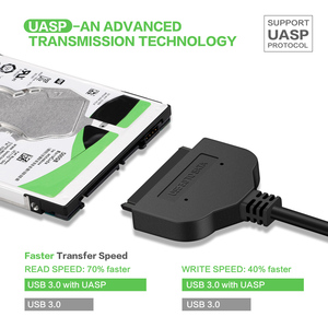 Haute Vitesse Usb 3.0 Vers Ide Sata <span class=keywords><strong>22</strong></span> Pin Adaptateur Câble - Product Image 6
