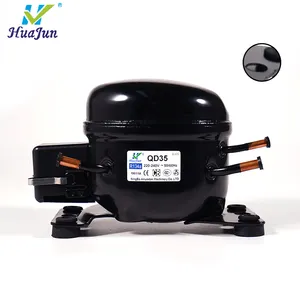 HuaJun, fábrica de China, exportador de compras en línea, nuevo CE RoHS CCC 1/9 HP compresor para refrigerador/R134a compresor de refrigerador