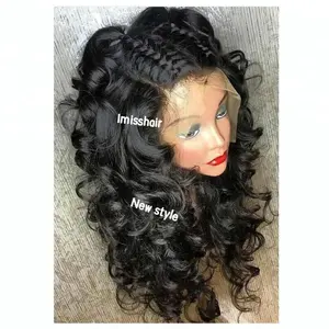 Factory new style loose curly Chinese virgin Human Hair full lace 10a human hair full lace wig