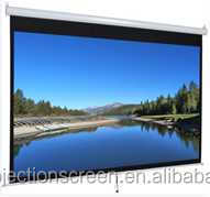 Tire hacia abajo de la pantalla de proyección manual de pared 84 "en relación de vídeo - Product Image 2
