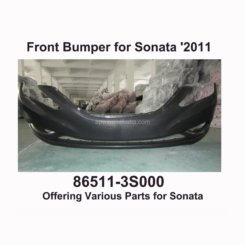 Front Bumper without Trailer hole for Hyundai Sonata '2011