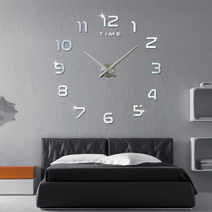 Sáng Tạo 3D DIY Số La Mã Acrylic Gương Tường Sticker Đồng Hồ Trang Trí Nội Thất Bức Tranh Tường Đề Can Món Quà Tốt Nhất Sienos Valanda - Product Image 5