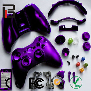 Chrome controller shell for xbox360 housing shell