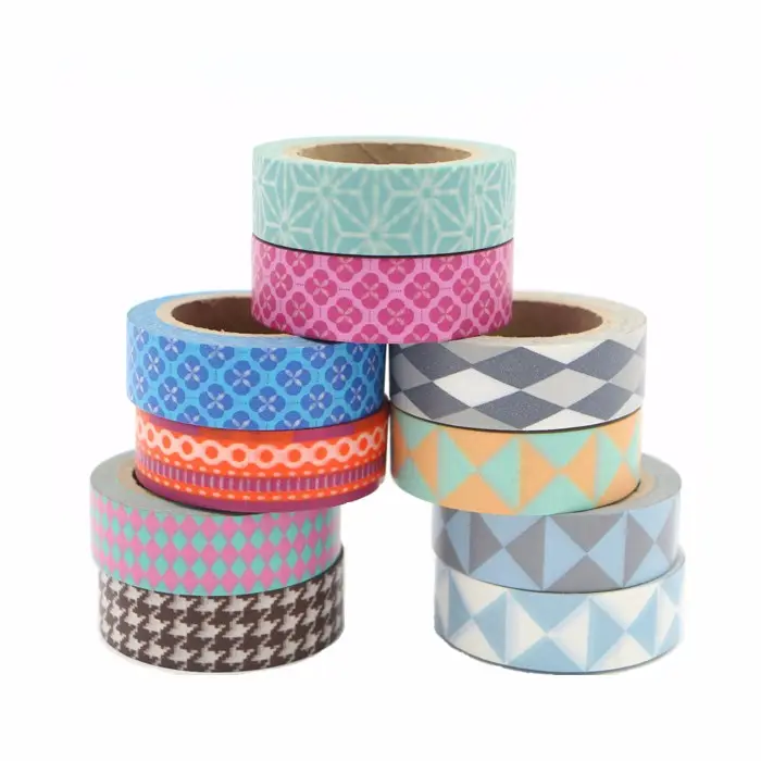 Free sample DIY print cartoon cute japan washi kawaii papeleria tape for gift box