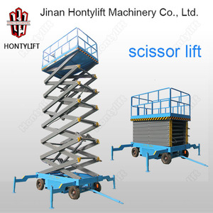 2025 HONTYLIFT 8 m 1T fornitore della cina CE a buon mercato mobile forbice ascensore martinetti idraulici - Product Image 3