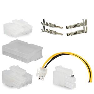 2 4 6 8 9 10 12 16ピン電源プラグ配線ハーネスUL1007オス・メスバッククリップコネクタピグテールモレックスコネクタカーワイヤーハーネス - Product Image 1