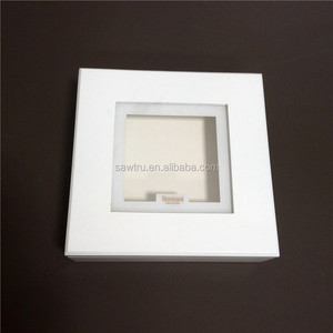 Romántico Dulce 2 capa de chocolate blanco caja de madera caja de chocolate de lujo para el día de San Valentín - Product Image 1