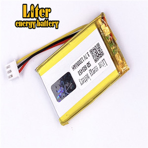 Socket 2.5-3 P 3.7 V 603450 1200 mah lipo battery Rechargeable solar li ion polymer lithium battery with PCM - Product Image 1
