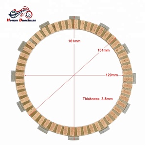 Disco de Embrague para Motocicleta de 1100CC 1200CC para <span class=keywords><strong>Harley</strong></span> Davidson XLH 883 <span class=keywords><strong>1100</strong></span> 1200 Sportster - Product Image 2