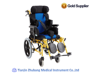 Tianjin 4 ruedas económico Manual usado Silla de Ruedas Ligera para los niños - Product Image 2