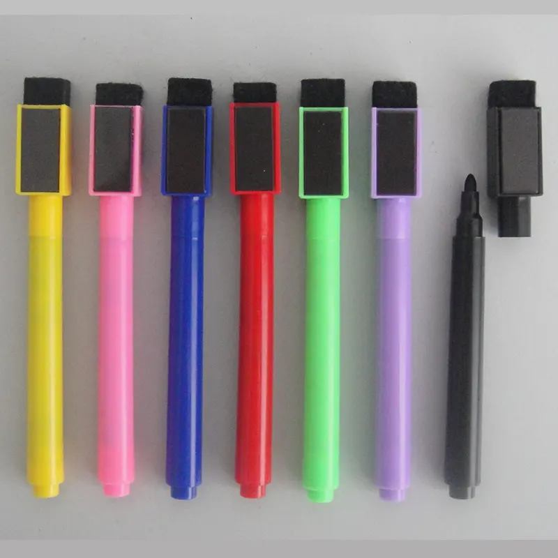 Custom Magnetische Droog Uitwisbare Pen, Magnetische Droge Wissen Marker Pen, Magnetische Markers