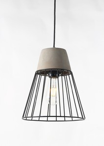 Lampe LED suspendue Vintage en ciment, lustre de loisirs, de Style Pastoral - Product Image 4