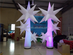 Ngôi Sao Thế Giới Inflatables Trụ Cột Ánh Sáng Sao Cho Trang Trí Tiệc Sự Kiện - Product Image 4