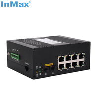 InMax Fabricant Usine fournir directement 2 1000M SFP + 8 10/100/1000M TX ports ethernet convertisseur de média commutateur réseau géré