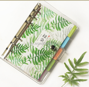 <span class=keywords><strong>A4</strong></span> A5 A6 B5 größe ring binder hand buch abdeckung pvc transparent hülse - Product Image 4