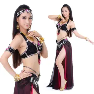 Bán Hot Sexy Erotic Belly Dance Bra Tops Và Vành Đai Trang Phục