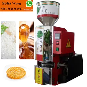 Otomatik Haşlanmış Pirinç Kraker Yapma Makinesi Kore pirinç keki makinesi Üreticileri teşvik pirinç keki makinesi