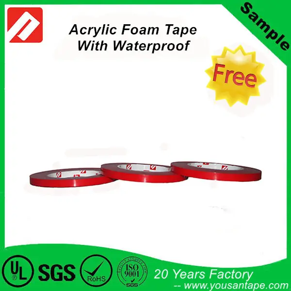 Factory Direct sell OEM /die-cutting Acrylic foam Tape sticking car pedal wave plate brake lights  Kan plate sealing strip