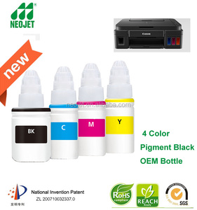 Nouveau à base d'eau d'encre recharges pour <span class=keywords><strong>canon</strong></span> <span class=keywords><strong>pixma</strong></span> g série recharge encre g1800 g2800 g3800 <span class=keywords><strong>imprimante</strong></span> - Product Image 1