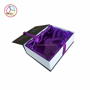 Bán Buôn Tùy Chỉnh Thời Trang Tóc Giả Bao Bì Hộp Làm Chất Lượng Giấy Các Tông UV Lớp Phủ Matte Cán Bóng Dập Nổi Rượu Vang Lưu Trữ Với Giảm Giá Bán Buôn - Product Image 1