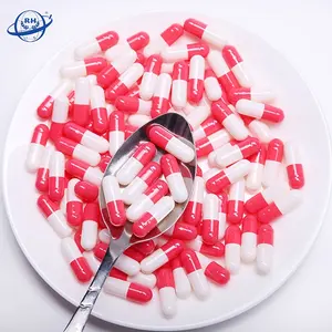 Groothandel Lege Gelatine Capsule Rood Wit Pil Capsule