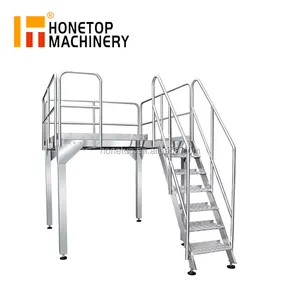 Stainless steel Working Platform in Packing Line