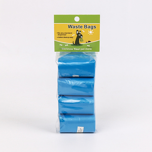 Eco friendly compostable corn starch from private label leather poop bag for dog scented - Product Image 2