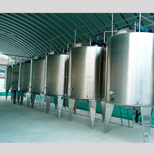 Capas dobles <span class=keywords><strong>chease</strong></span> y mezcla de leche de refrigeración SUS304 tanque de mezcla con agitador - Product Image 1