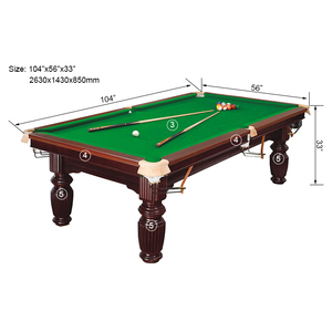 Mesa de Billar Profesional Rusa SZX de 9 pies con Pizarra de Mármol en Venta - Product Image 5