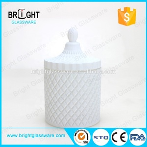 <span class=keywords><strong>Portacandele</strong></span> in Vetro Colorato Rotondo Fatto a Mano, Contenitore per Candele in Vetro - Product Image 5