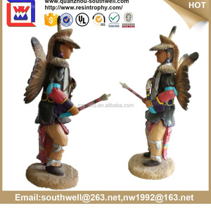 Polyresin los <span class=keywords><strong>pueblos</strong></span> indígenas estatuilla - Product Image 2