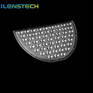 54 leds in module led optics / led street light lens for edison