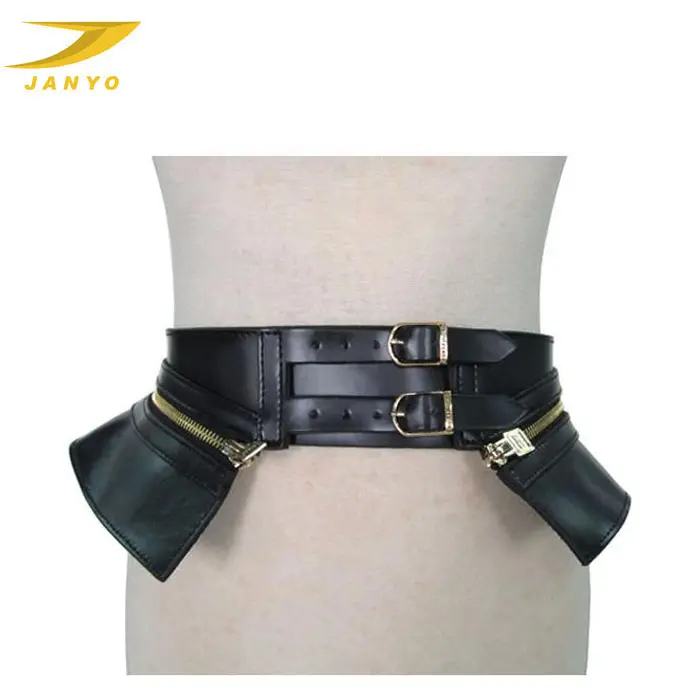 Cinturones de diseñador de alta calidad para mujer, cinturón ancho de pu