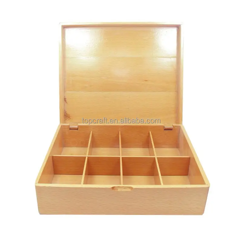 Alibaba Gold Supplier Factory Price Classic Decorative FatherのDay Pine Wood TeaまたはCoffee Gift Bag Storage Box