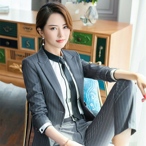 Business Office Stripe <strong>Women</strong> <strong>Suit</strong> Slim Fit <strong>Tweed</strong> <strong>Suit</strong> <strong>Women</strong> New 3 Piece <strong>Women</strong> <strong>Suit</strong> - Product Image 3
