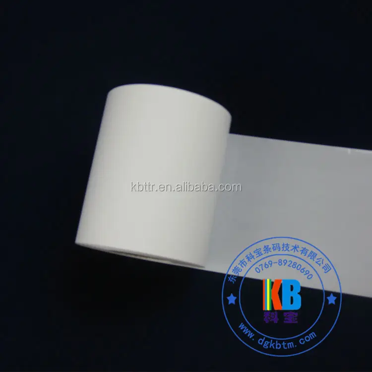 Schwarzer Polyester-Satin-Etikettenrollendruck weißgewaschene Harzinte Wärmeübertragungskette