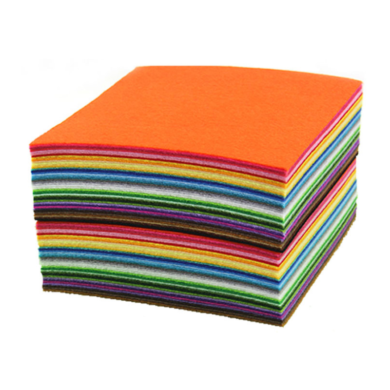 Красочный антистатический полиэстер толщиной 0,5 мм шерстяной фетр